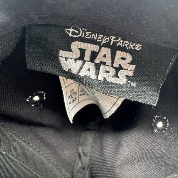 Official Disney Parks Hat Cap Star Wars Embroidered Darth Vader Youth 54-58cm - Picture 8 of 12